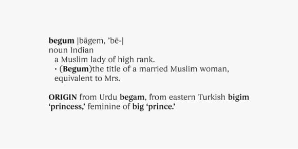 ITF Specimen - Begum